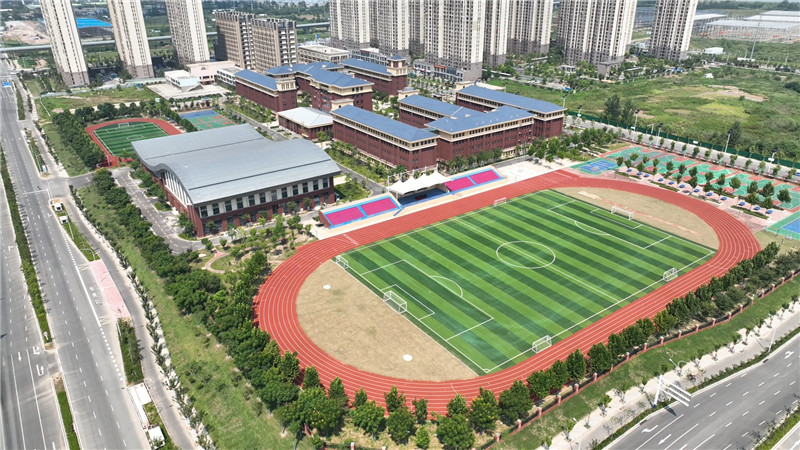 蚌埠新城实验学校临港校区。。。。。。安徽水利供图
